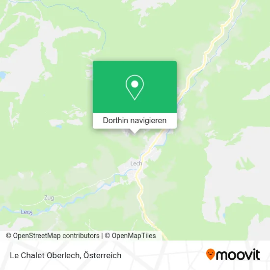 Le Chalet Oberlech Karte
