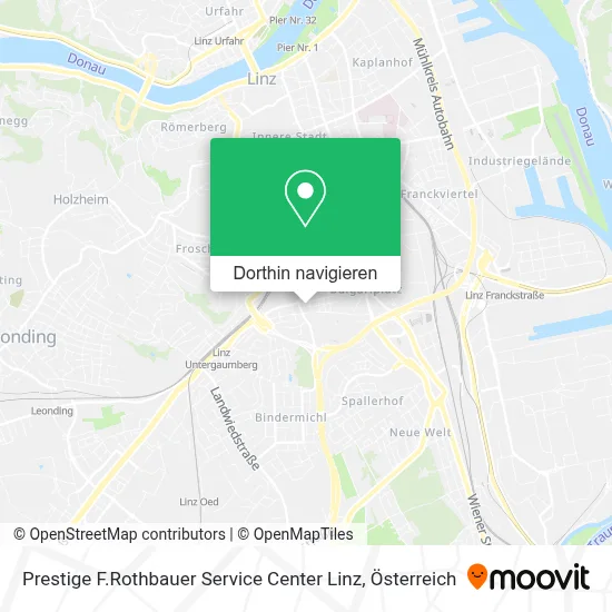 Prestige F.Rothbauer Service Center Linz Karte