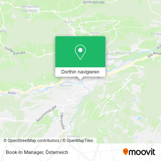 Book-In Manager Karte
