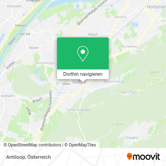 Antiloop Karte