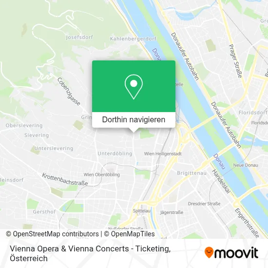 Vienna Opera & Vienna Concerts - Ticketing Karte