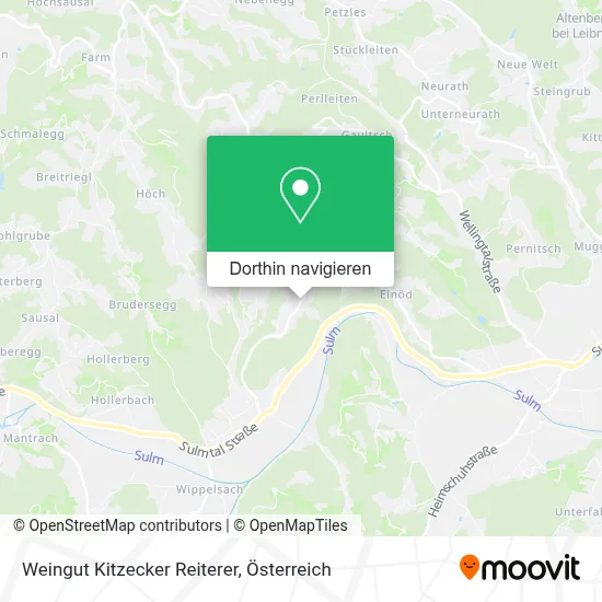 Weingut Kitzecker Reiterer Karte