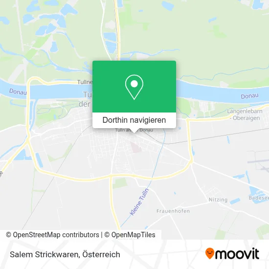 Salem Strickwaren Karte