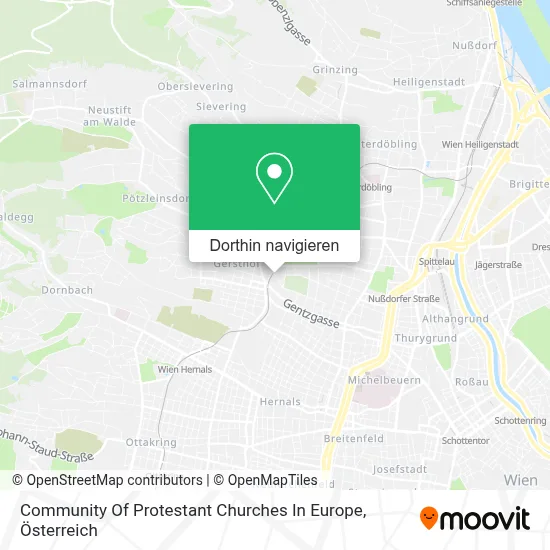 Community Of Protestant Churches In Europe Karte