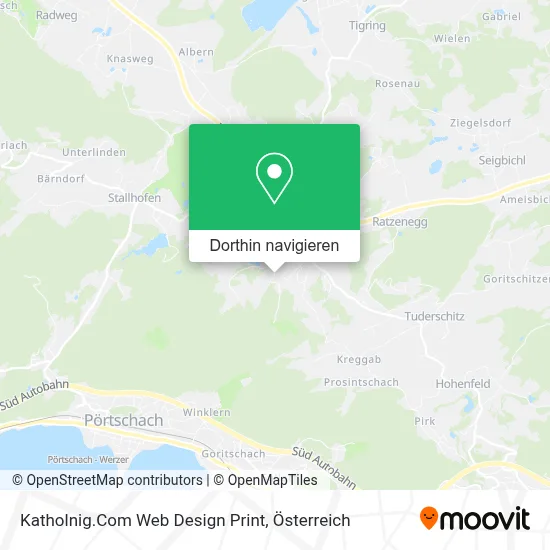 Katholnig.Com Web Design Print Karte