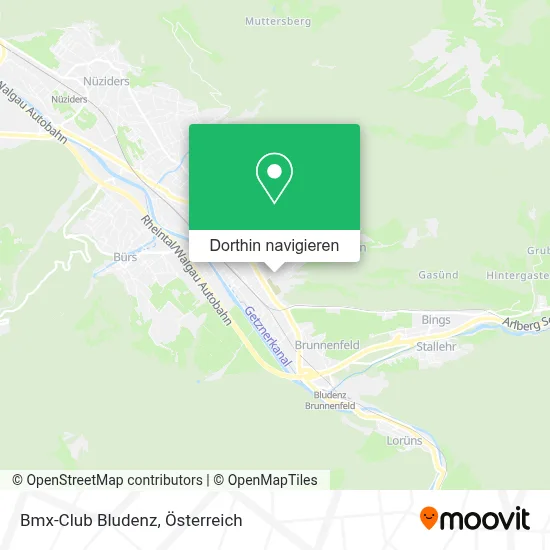 Bmx-Club Bludenz Karte
