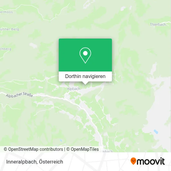 Inneralpbach Karte