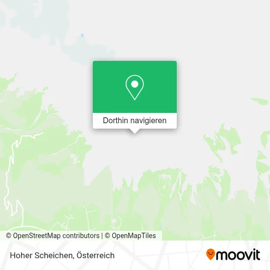 Hoher Scheichen Karte