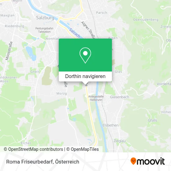 Roma Friseurbedarf Karte