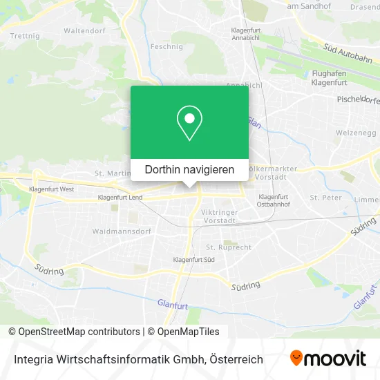 Integria Wirtschaftsinformatik Gmbh Karte