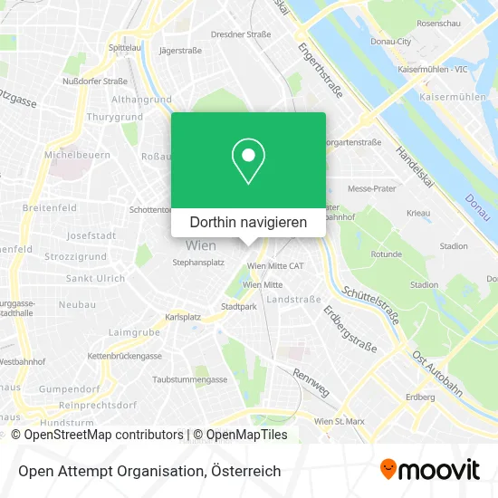 Open Attempt Organisation Karte