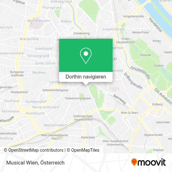 Musical Wien Karte