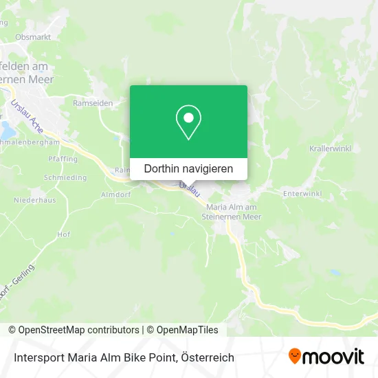 Intersport Maria Alm Bike Point Karte