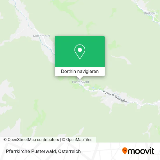 Pfarrkirche Pusterwald Karte