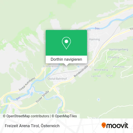 Freizeit Arena Tirol Karte