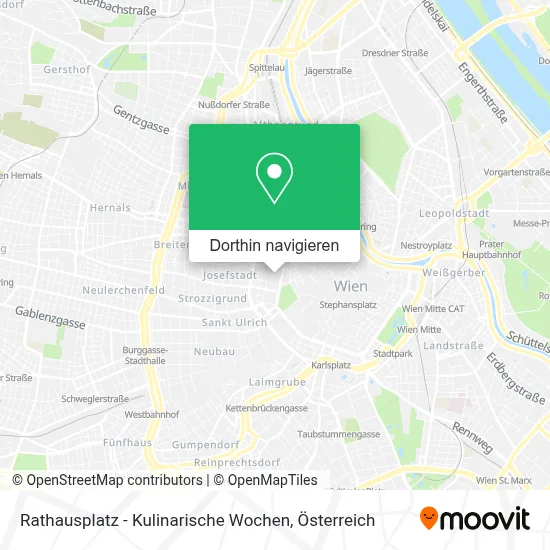 Rathausplatz - Kulinarische Wochen Karte