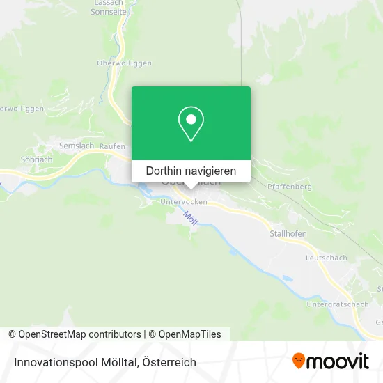Innovationspool Mölltal Karte