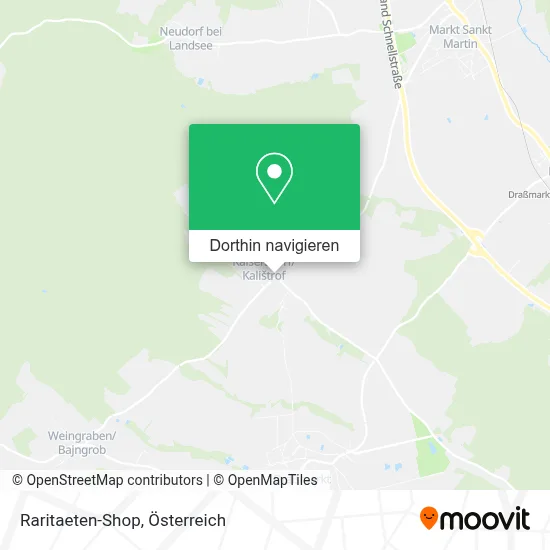 Raritaeten-Shop Karte
