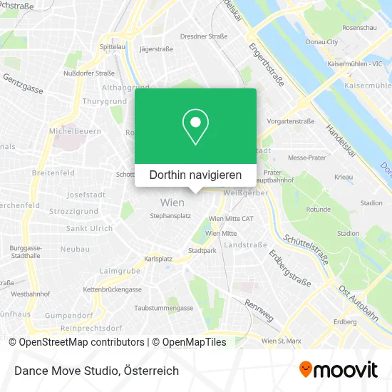 Dance Move Studio Karte