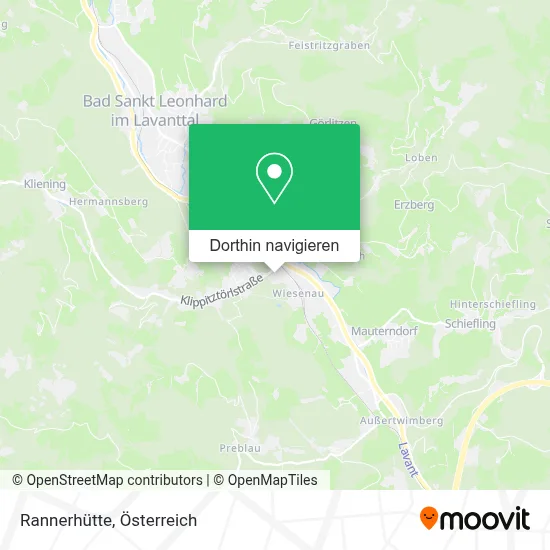 Rannerhütte Karte