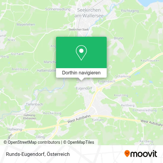 Runds-Eugendorf Karte
