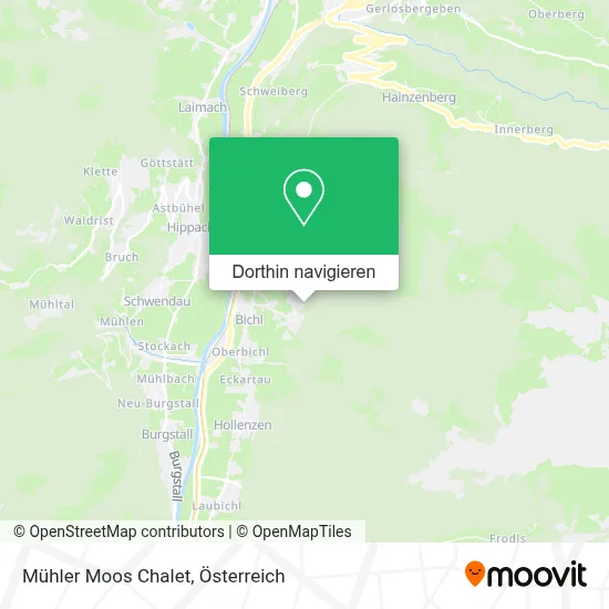 Mühler Moos Chalet Karte