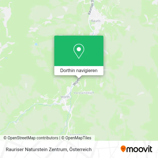 Rauriser Naturstein Zentrum Karte