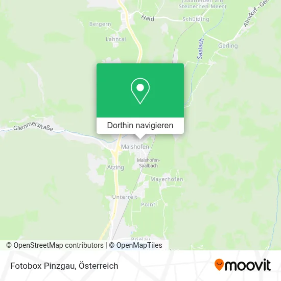 Fotobox Pinzgau Karte