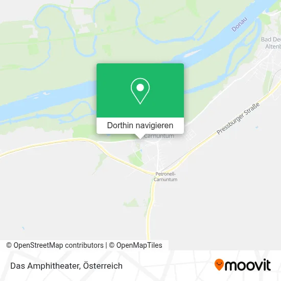 Das Amphitheater Karte