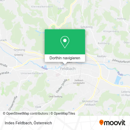 Indes Feldbach Karte