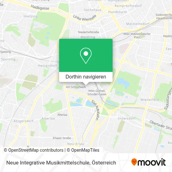 Neue Integrative Musikmittelschule Karte