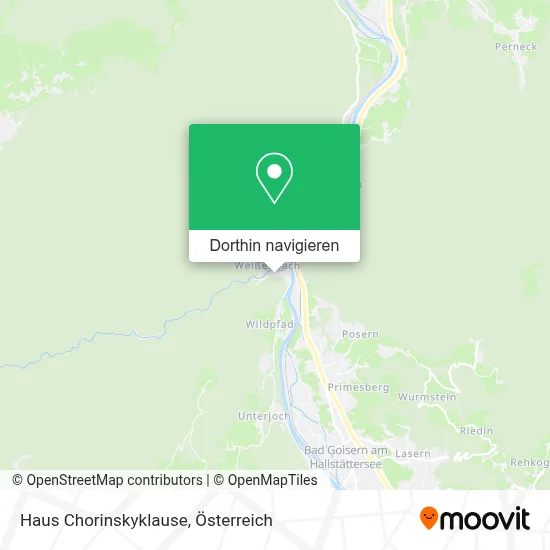 Haus Chorinskyklause Karte