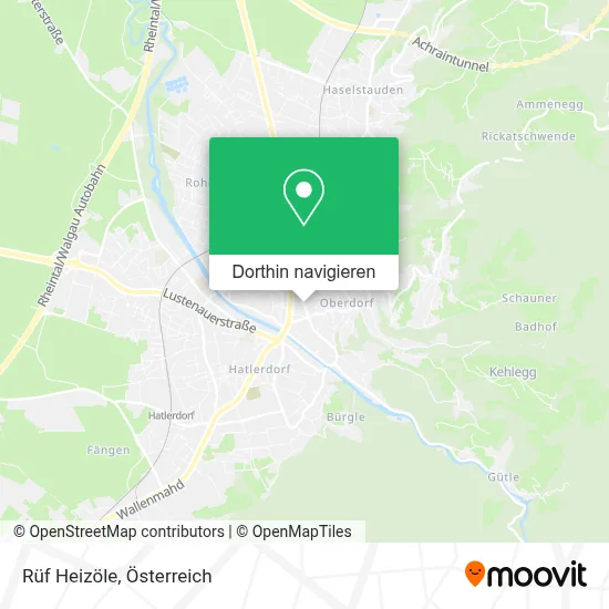 Rüf Heizöle Karte