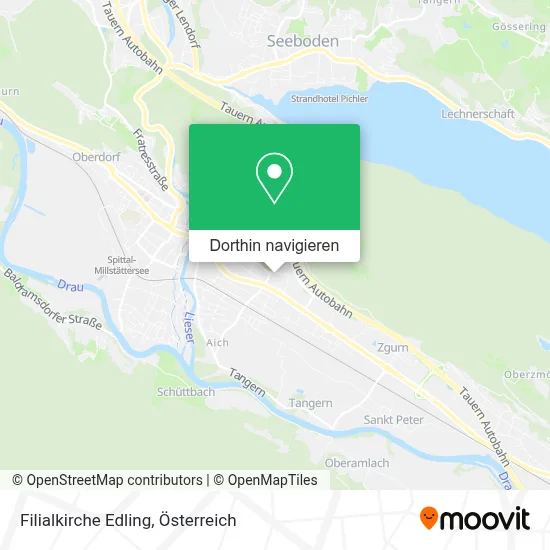 Filialkirche Edling Karte