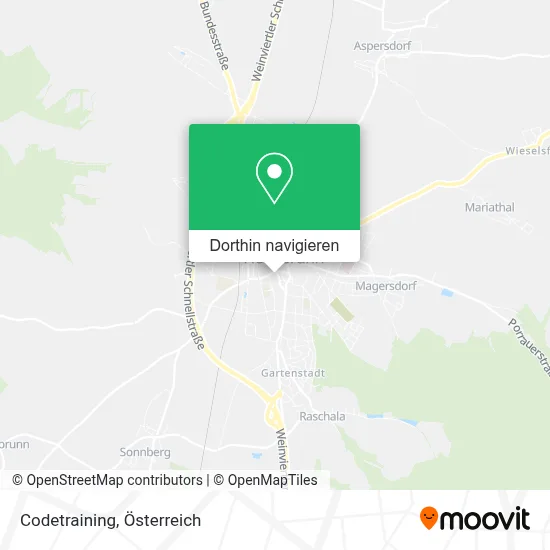 Codetraining Karte