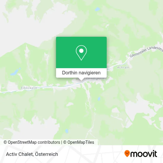 Activ Chalet Karte