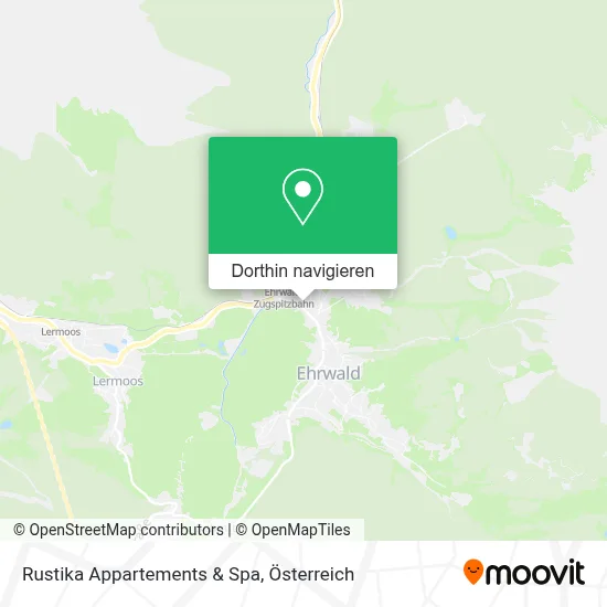 Rustika Appartements & Spa Karte