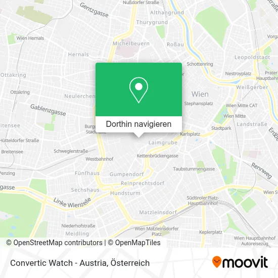 Convertic Watch - Austria Karte
