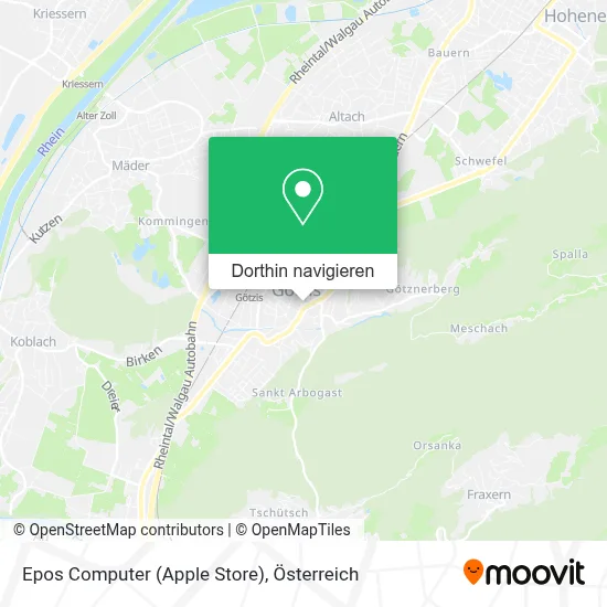 Epos Computer (Apple Store) Karte