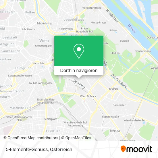 5-Elemente-Genuss Karte