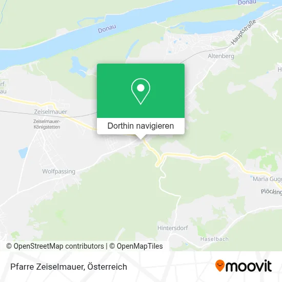 Pfarre Zeiselmauer Karte