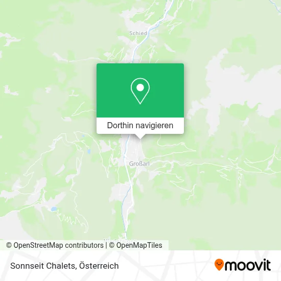 Sonnseit Chalets Karte