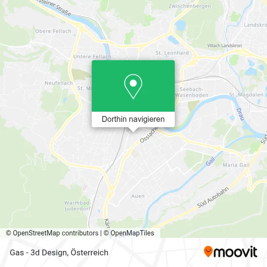 Gas - 3d Design Karte