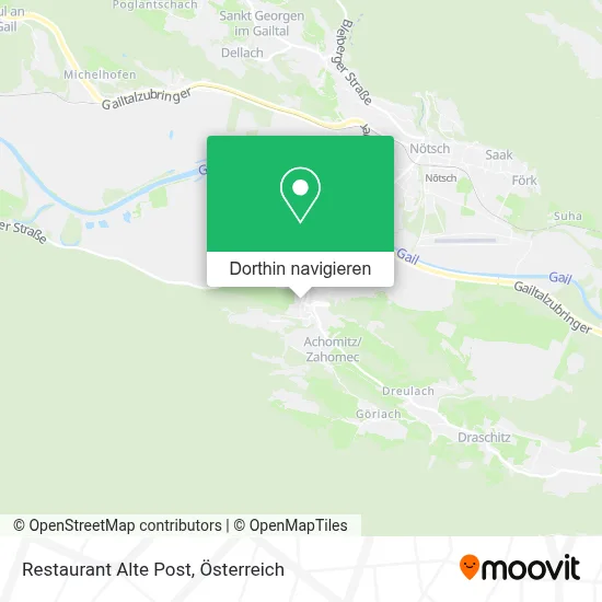 Restaurant Alte Post Karte