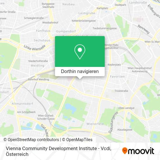 Vienna Community Development Institute - Vcdi Karte