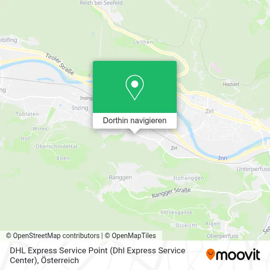 DHL Express Service Point (Dhl Express Service Center) Karte