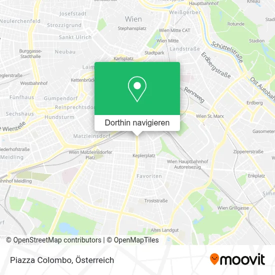 Piazza Colombo Karte