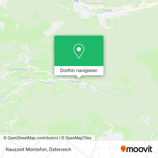 Rauszeit Montafon Karte