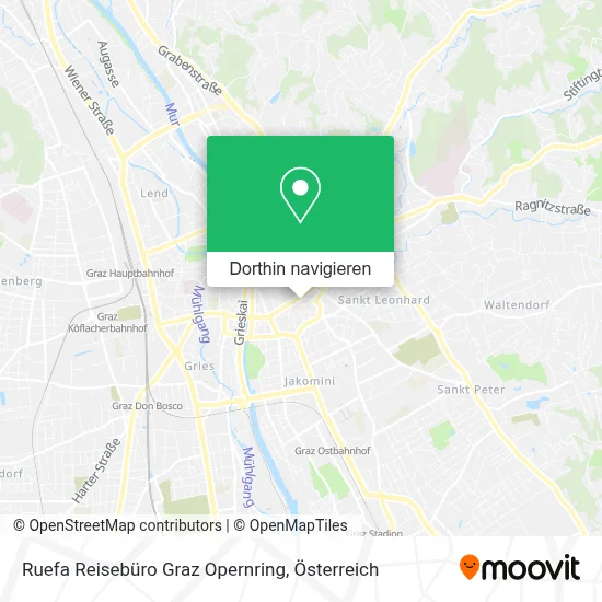 Ruefa Reisebüro Graz Opernring Karte