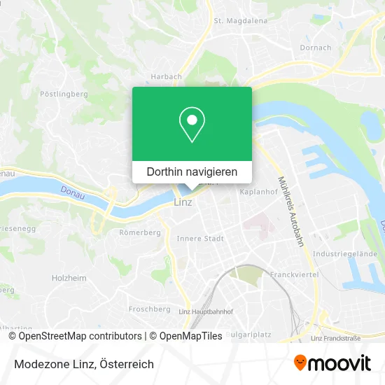 Modezone Linz Karte